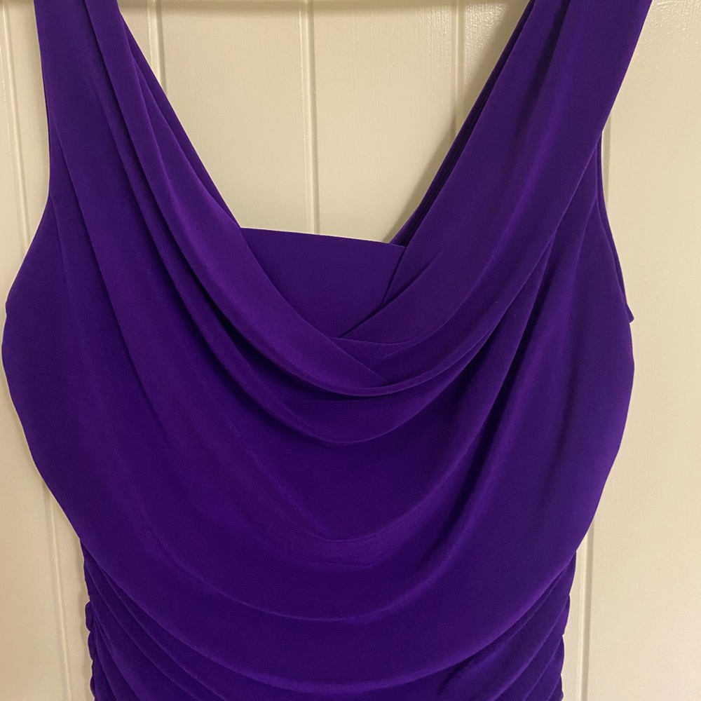 Night Way elegant purple floor length dress